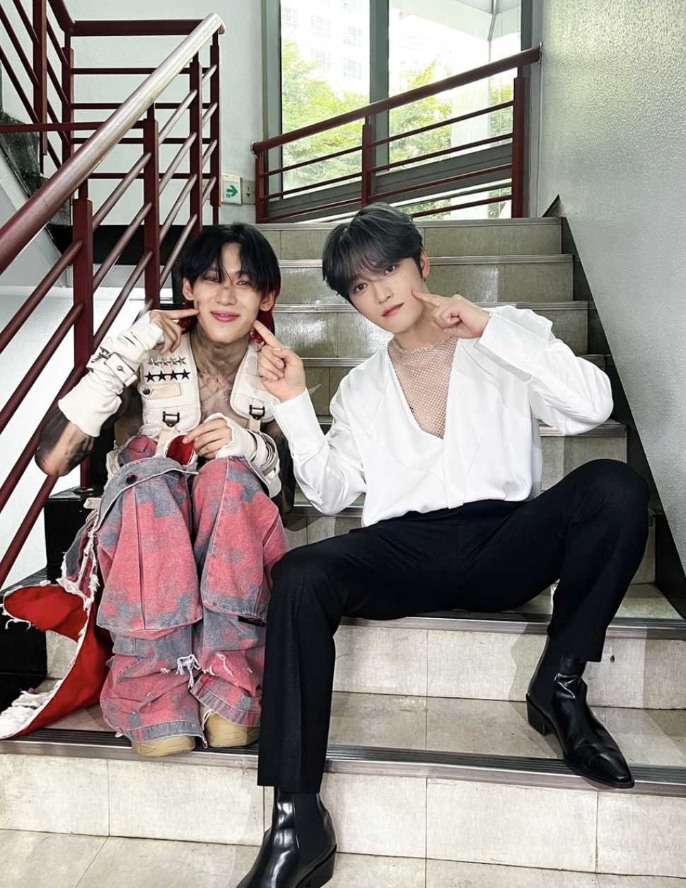 김재중과 뱀뱀